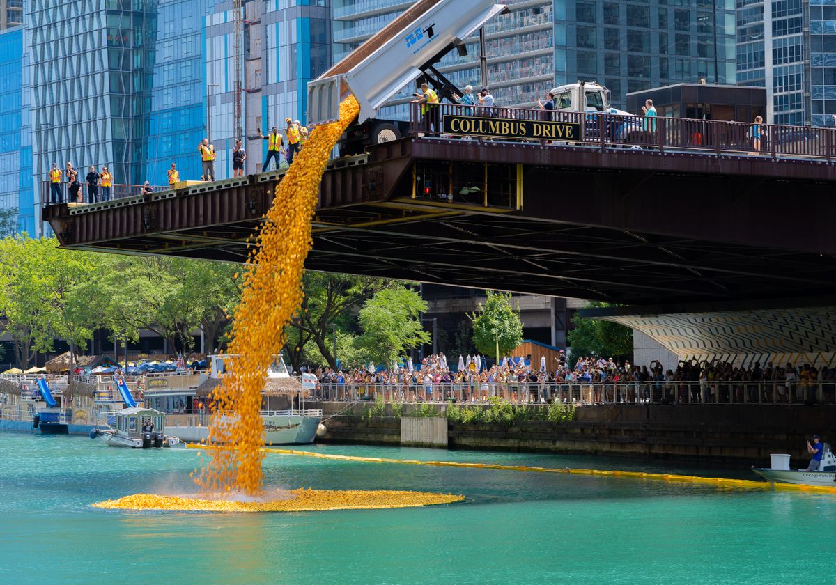 Seadog Ducky Derby Cruise on the Chicago River The Magnificent Mile