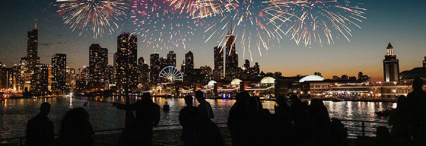 4th of July Fireworks at Navy Pier 2016